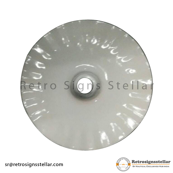 Grey Flat Enamel Lamp Shade