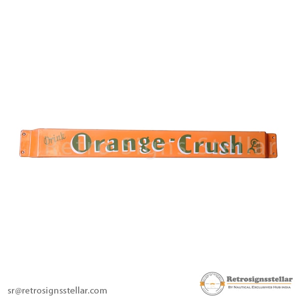 Porcelain Push Bar Sign