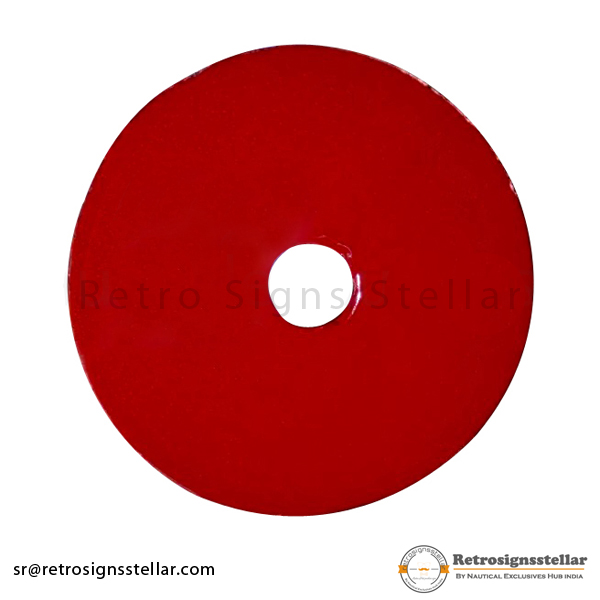 Red Phase Plate Transmission Sign