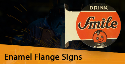Enamel Flange Signs Manufacturers