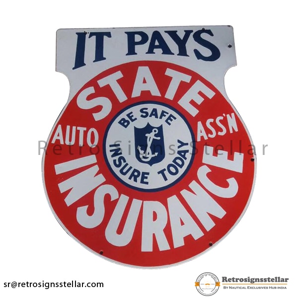Custom Enamel Flange Signs