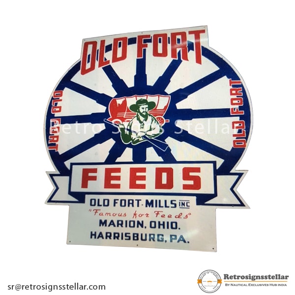 Vitreous Advertising Enamel Sign