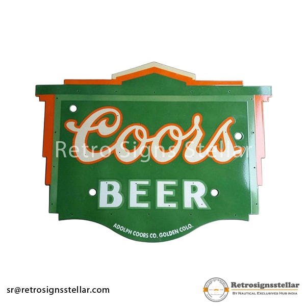 Reproduction Beer Pub Porcelain Sign